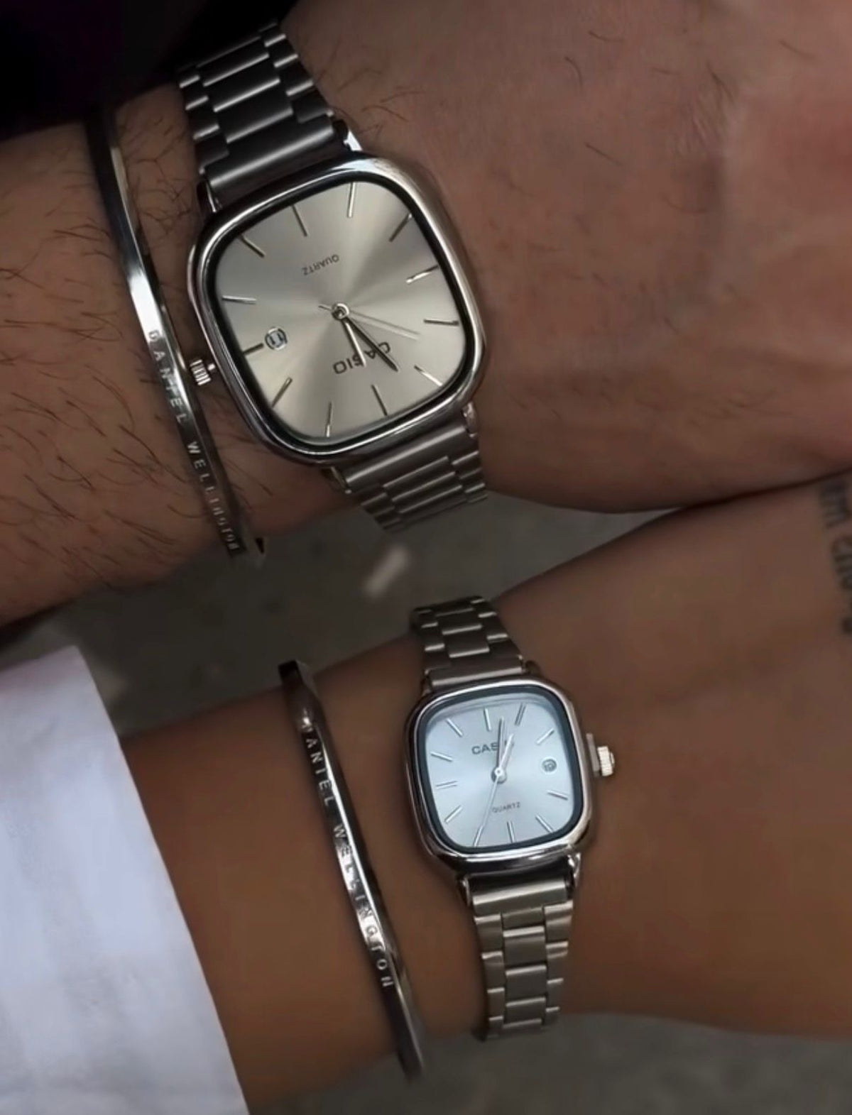 Casio Vintage Watch and Bracelet Set