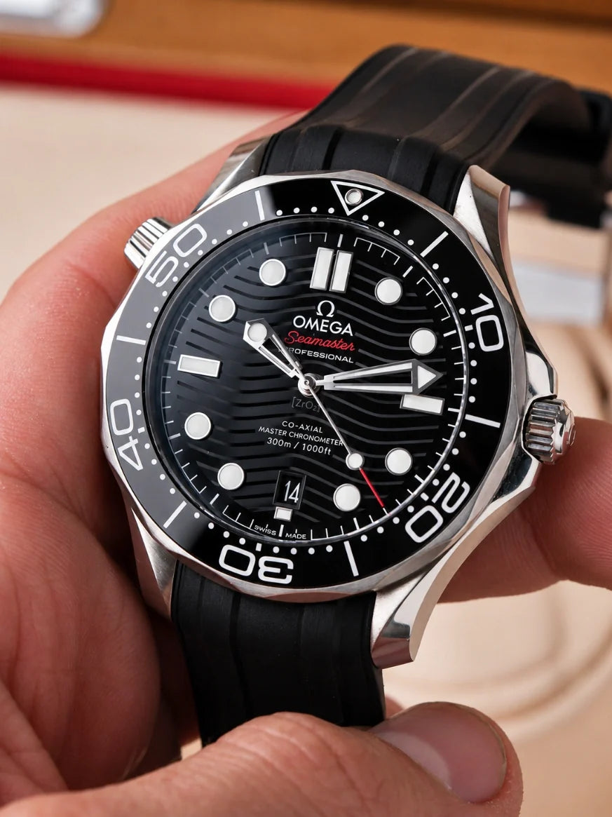 Omega Seamaster Diver 300M Black Rubber