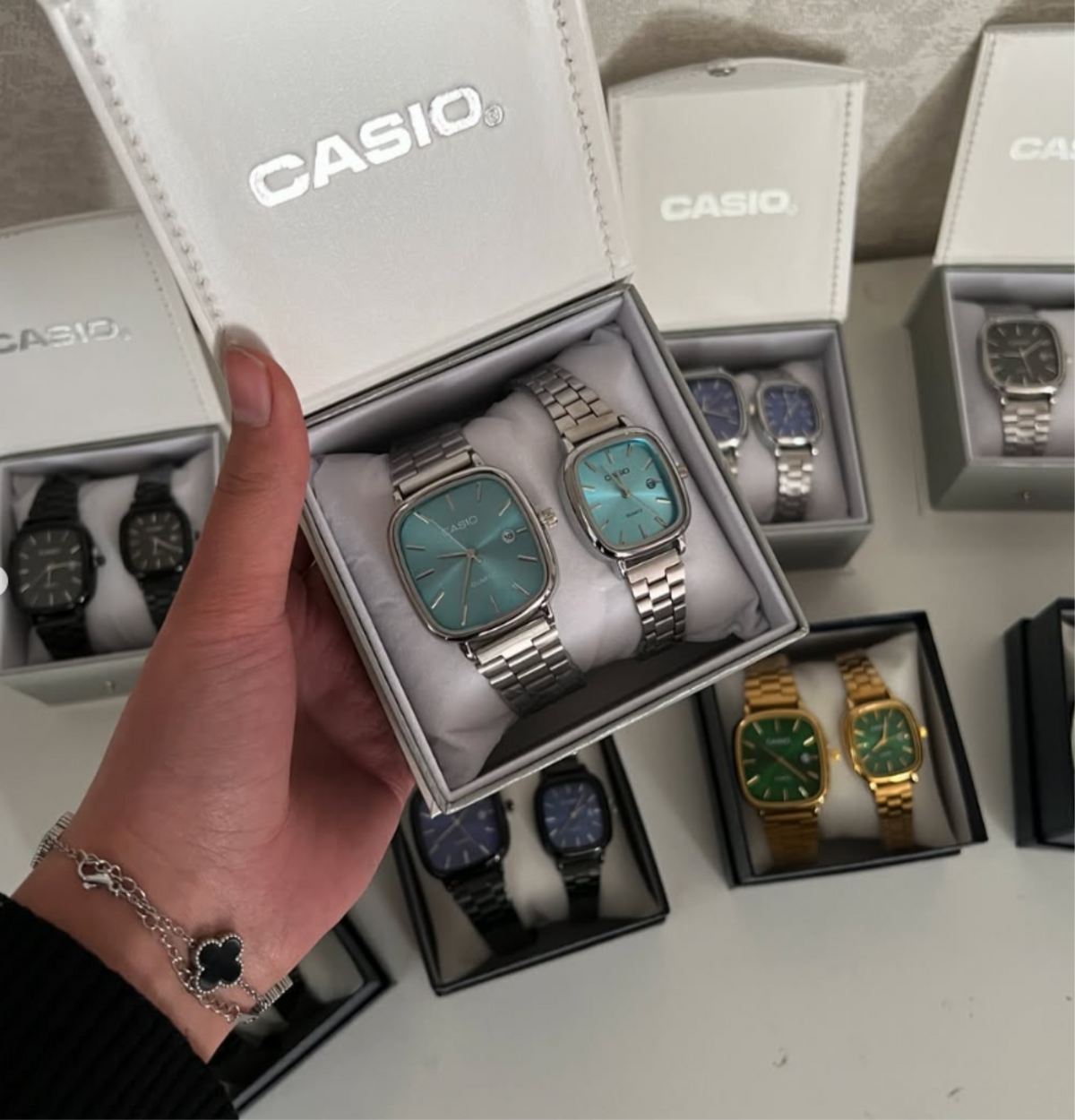 Casio Vintage Couple's Watch Set
