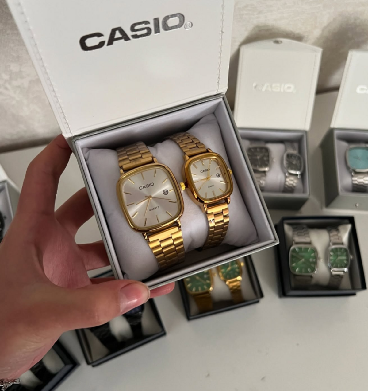 Casio Vintage Couple's Watch Set