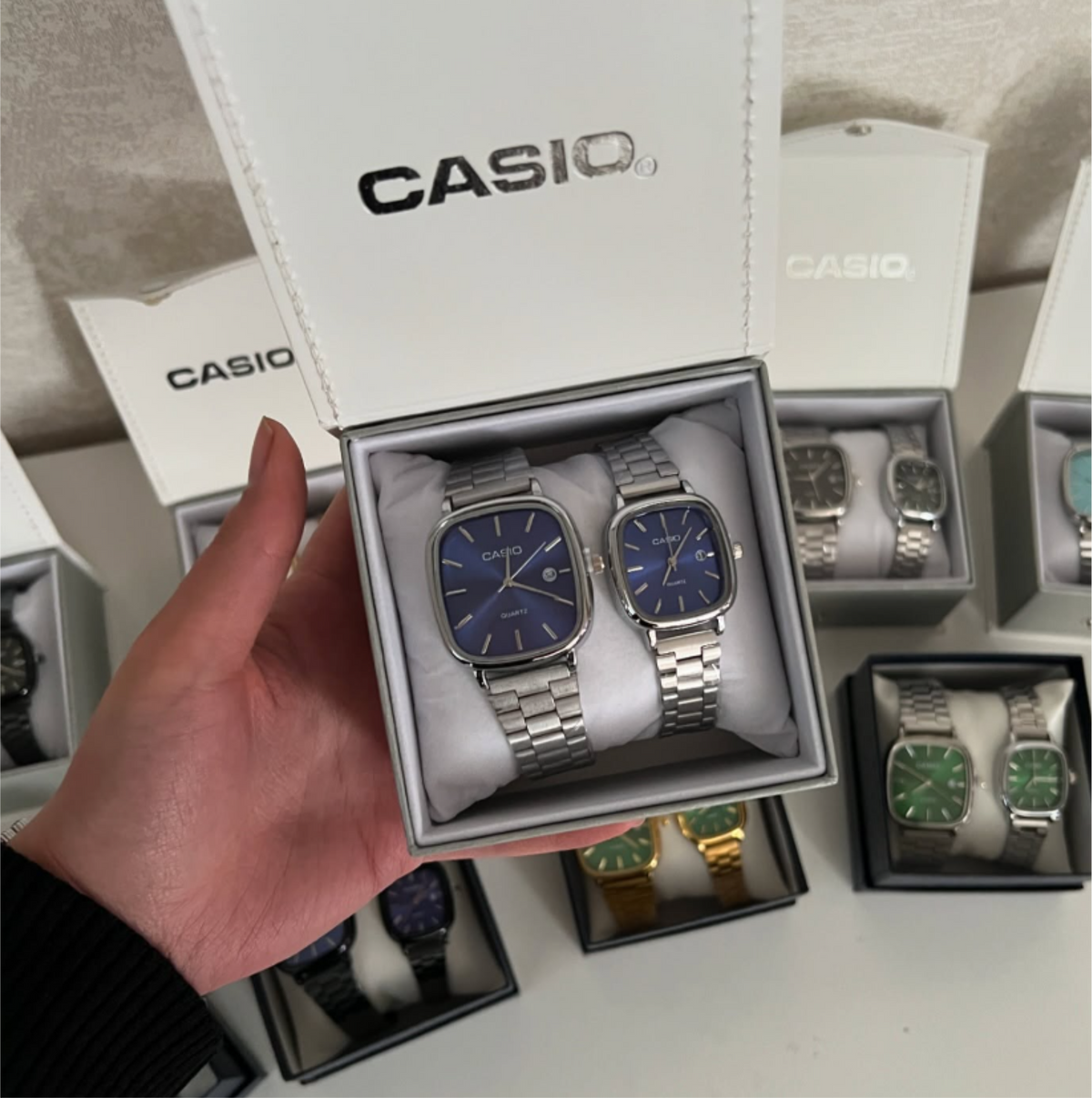Casio Vintage Couple's Watch Set