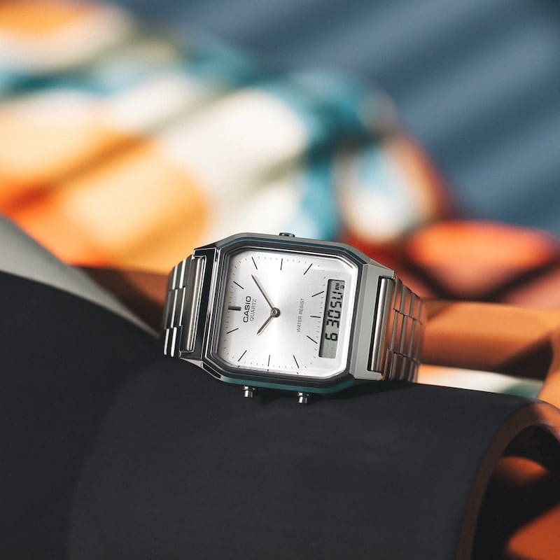 Relógio Casio Vintage Square