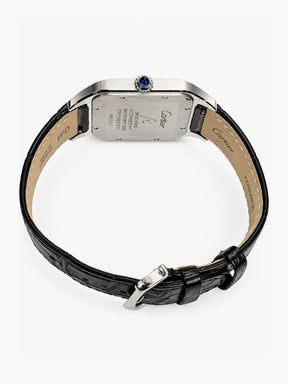 Cartier Santos-Dumont Black Leather