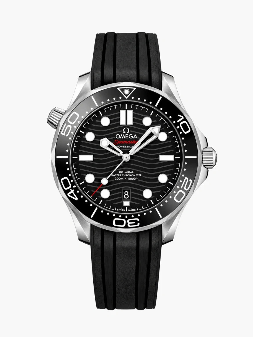 Omega Seamaster Diver 300M Black Rubber