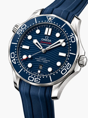 Omega Seamaster Diver 300M Blue Rubber
