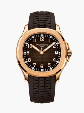 Patek Philippe. Aquanaut 5167 Rose Gold & Dark Brown
